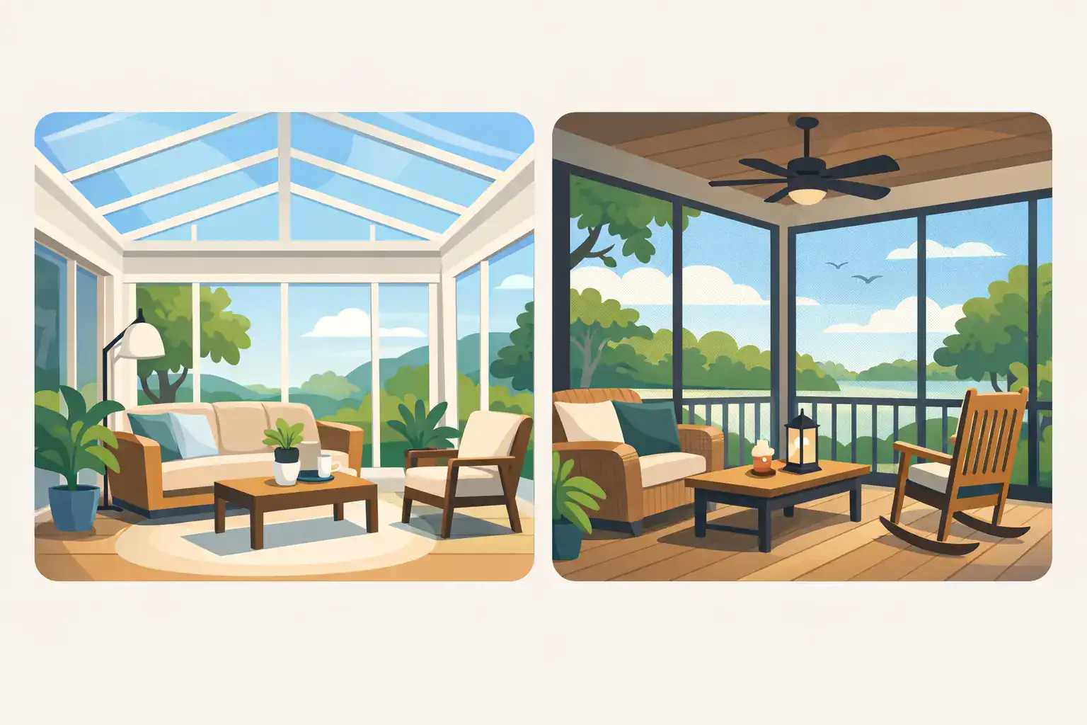 Sunroom or Screened Porch? How to Choose