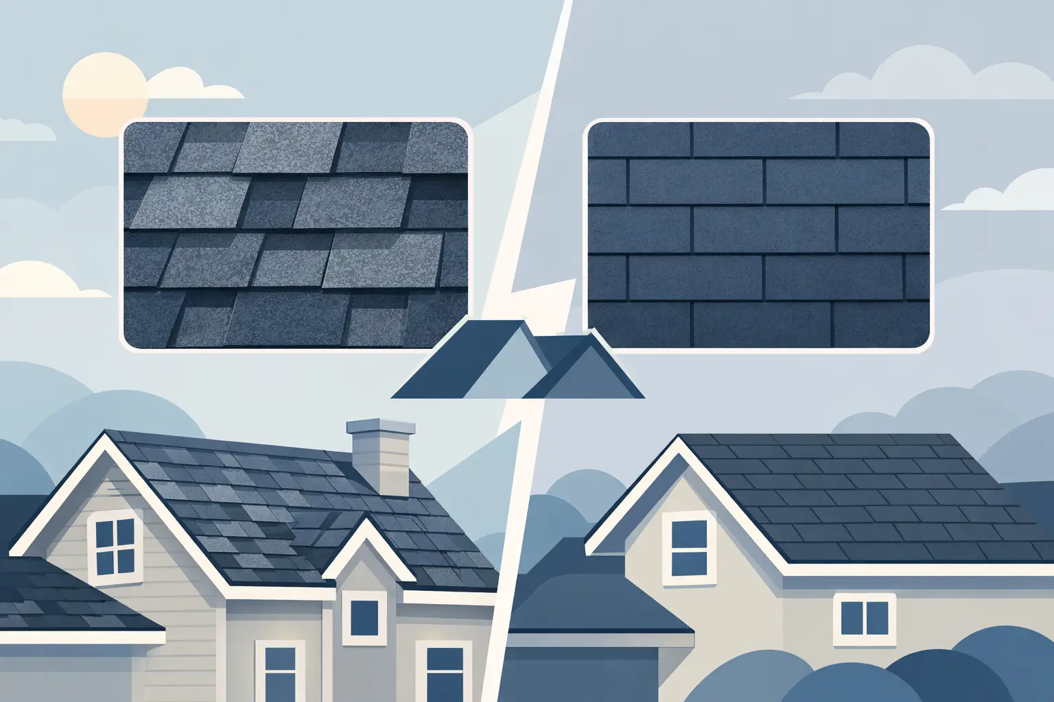 Architectural Shingles vs Three Tab Compared