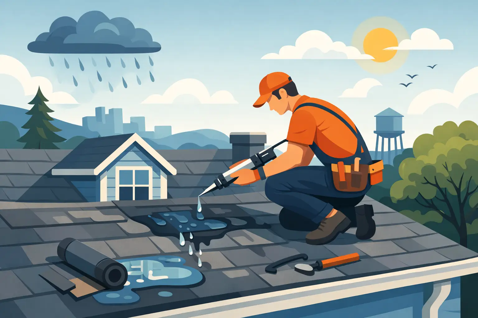 Roof Leak Repair Tips for North Carolina Homes