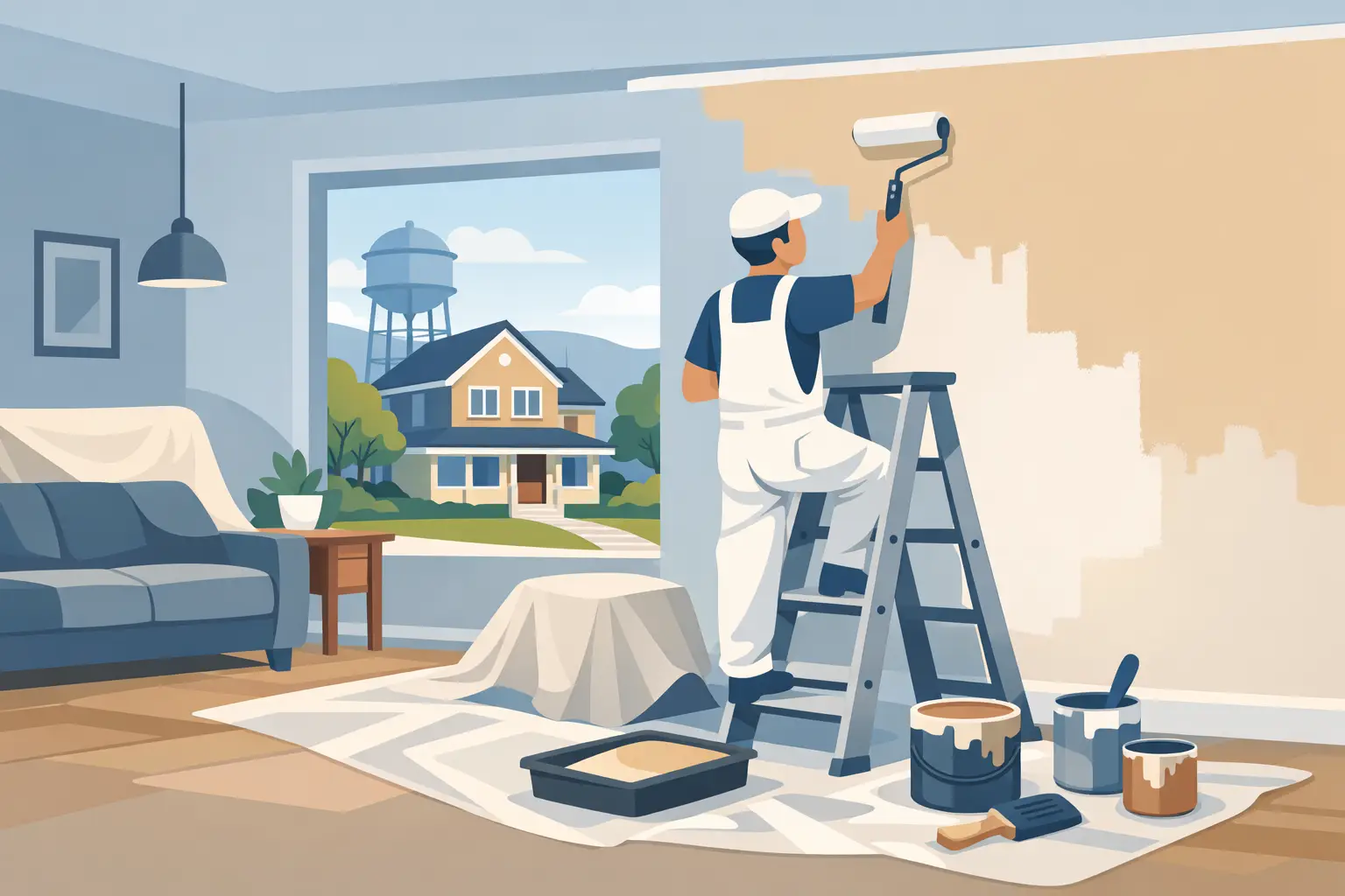 Interior House Painting Cost in Fayetteville