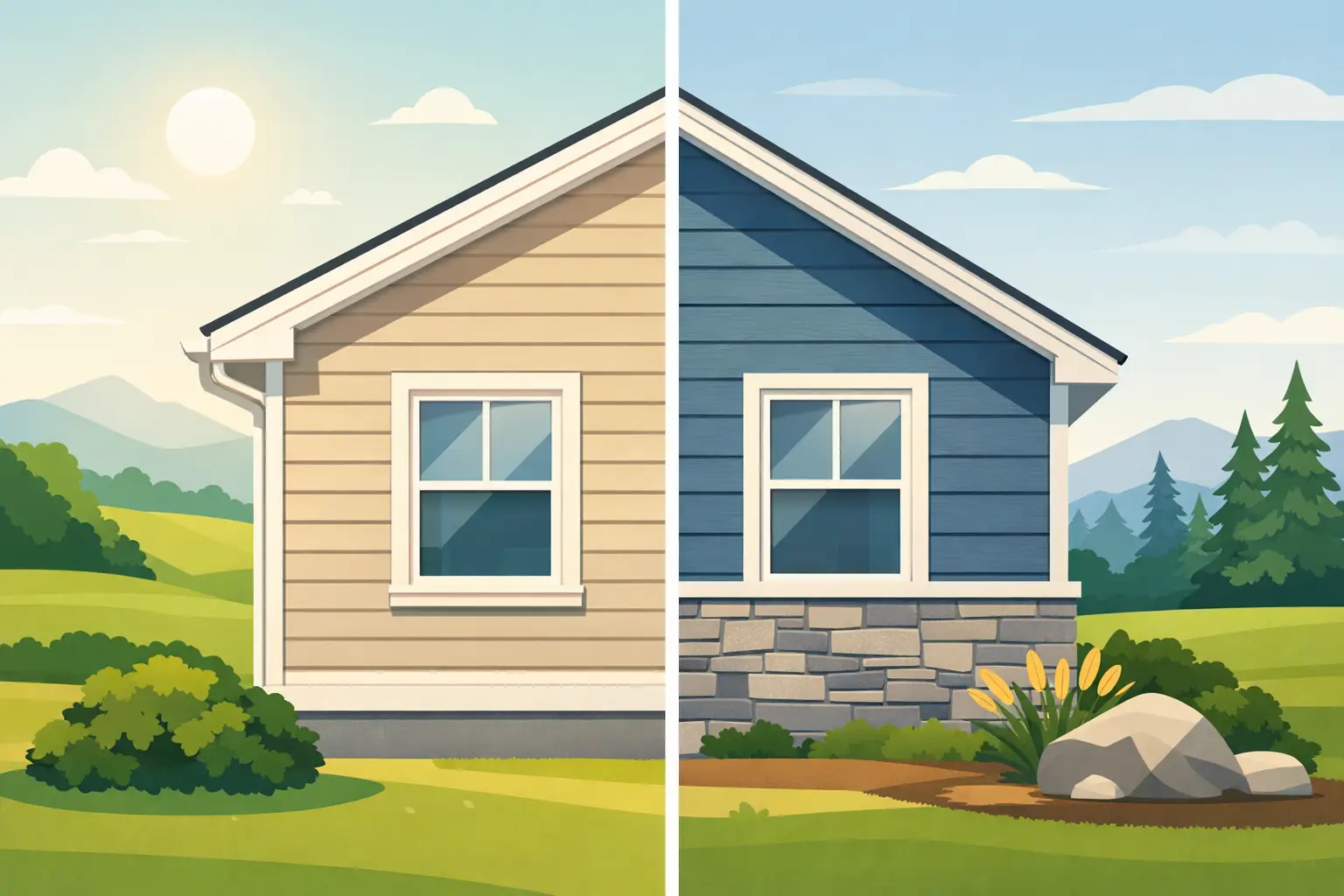Vinyl Siding vs Fiber Cement for NC Homes