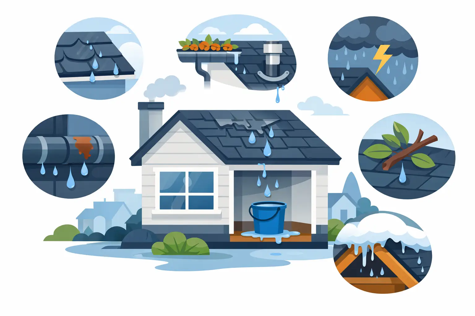10 Roof Leak Causes Homeowners Should Know