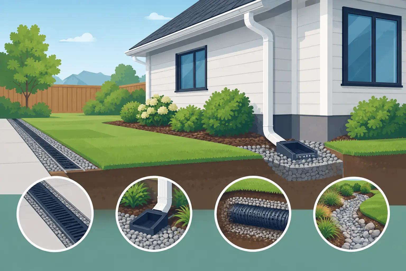 Guide to Exterior Drainage Solutions for Homes Guide to Exterior Drainage Solutions for Homes