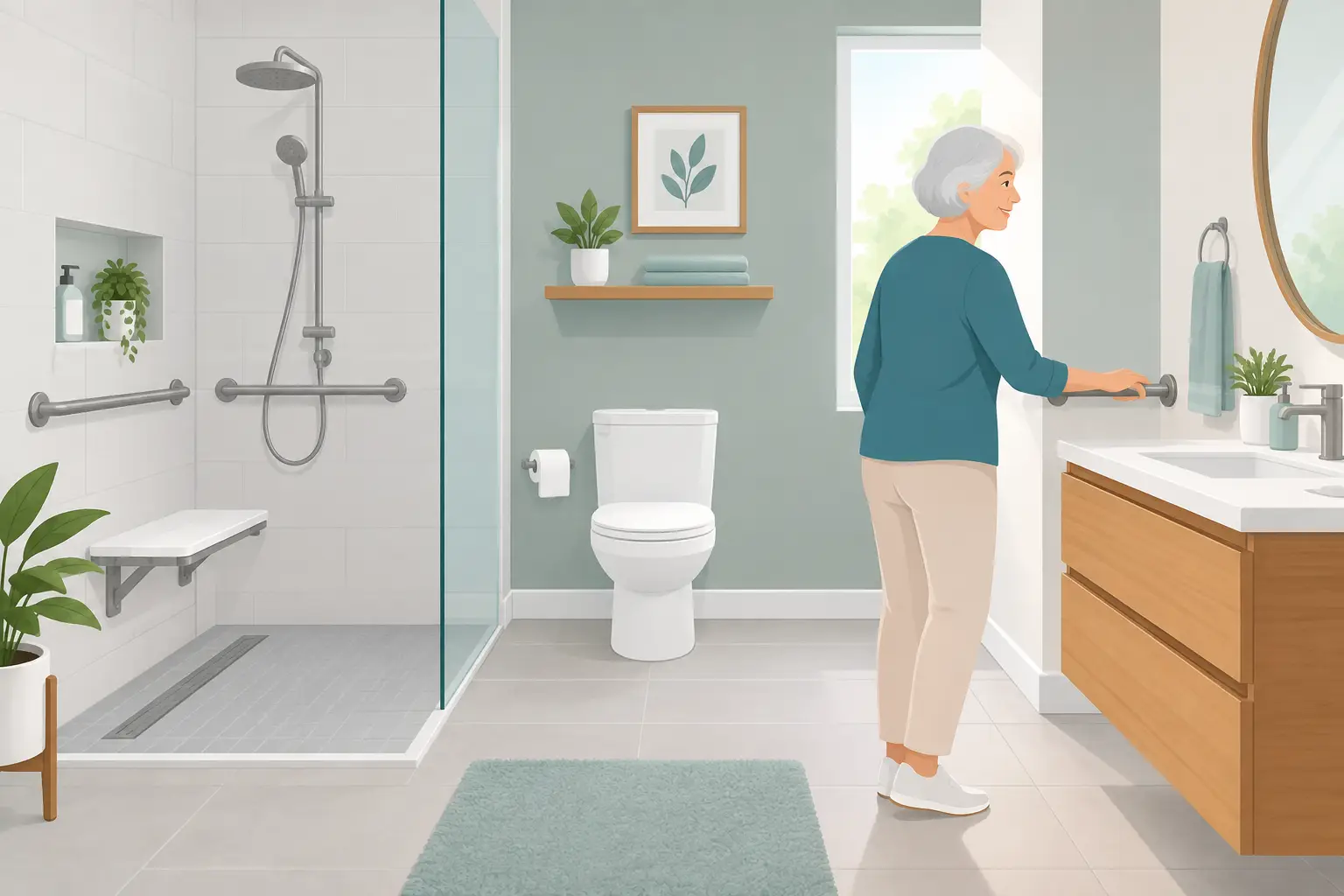 How to Create an Aging-Friendly Bathroom at Home
